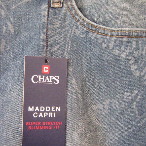 NWT Chaps Ralph Lauren Madden Capri Jeans - Picture 3 of 4